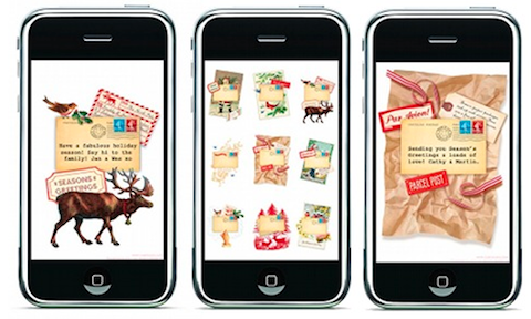 Cartolina Christmas Card iPhone App