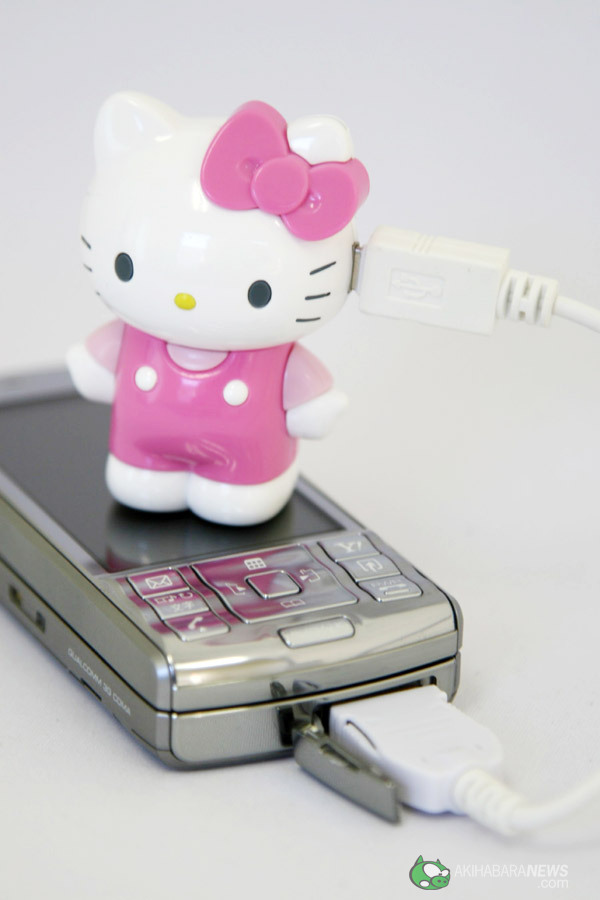 Hello Kitty charges your phone, looks cute