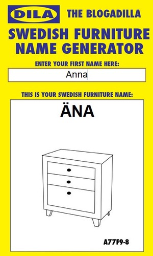 What Piece Of Swedish Furniture Are You Name Generator Knows