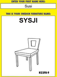 Weird Website Of The Week Ikea Name Generator Shinyshiny
