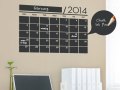 Chalkboard wall calendar
